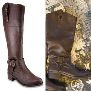 Rampage Brown Riding Boot Size 8.5